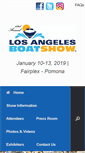 Mobile Screenshot of losangelesboatshow.com